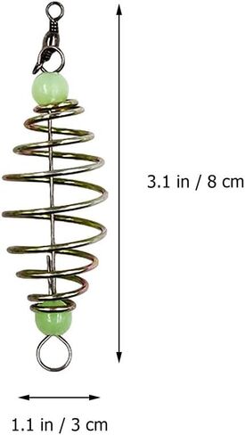 IMIKEYA 24pcs Spring Bait Fishing Spring Kit Fishing Feeder Basket Fish Bait Carp Explosive Hook in Kuwait