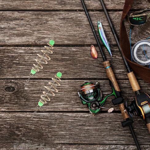 IMIKEYA 24pcs Spring Bait Fishing Spring Kit Fishing Feeder Basket Fish Bait Carp Explosive Hook in Kuwait
