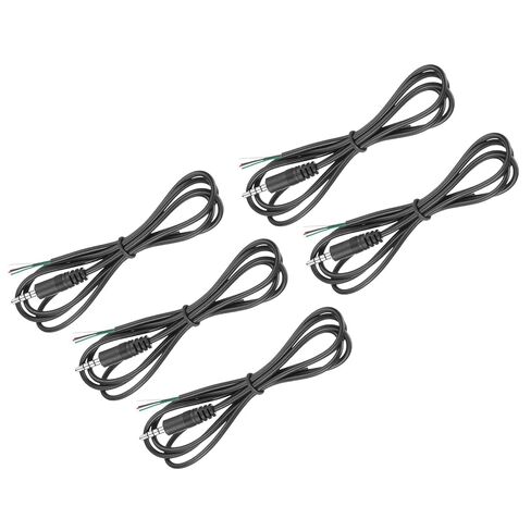 MECCANIXITY 3.5 مم جاك ذكر إلى سلك عاري بديل مفتوح 28AWG TRS 3 أقطاب ستيريو 1/7 بوصة كابل صوت أحادي قابس مقبس 41 مم لإصلاح كابل سماعة الرأس، 0.5 متر in Saudi Arabia