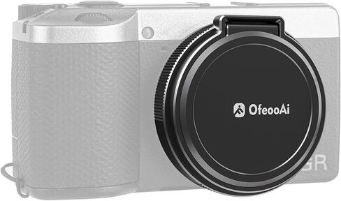 غطاء عدسة أوتوماتيكي معدني لكاميرا Ricoh GR IV (GR4) الرقمية، غطاء واقي عدسة فتح/إغلاق تلقائي من الألومنيوم، ملحق كاميرا مقاوم للغبار ومضاد للخدش، ملحقات لـ Ricoh GR 4 in Kuwait