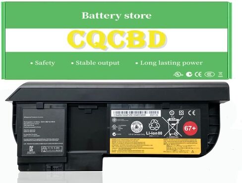 67+ 52+ بطارية كمبيوتر محمول لينوفو ثينك باد X220T X230T الكمبيوتر المحمول 0A36316 0A36317 45N1074 45N1177 45N1075 45N1076 45N1077 45N1078 42T4879 (10.8V) 63Wh/5600mAh)(غير مناسب:X220 X230) in Kuwait