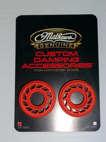 SUPAZO Genuine Mathews Solocam Archery 3/8" Rubber HDS Damper Orange C in Saudi Arabia