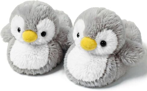 Womens Cute Penguin Animal Slippers Novelty Cozy Fuzzy Slippers Soft Plush Winter Warm House Shoes… in Saudi Arabia