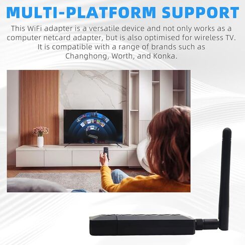 دونجل USB WiFi محول شبكة لاسلكية مع شريحة AR9271 بسرعة 150 ميجا بت في الثانية 2.4 جيجا هرتز لأجهزة الكمبيوتر المكتبية وأجهزة الكمبيوتر المحمول التي تعمل بنظام التشغيل Windows 10 8 7 XP ونظام Linux وإعدادات التوصيل والتشغيل in Kuwait