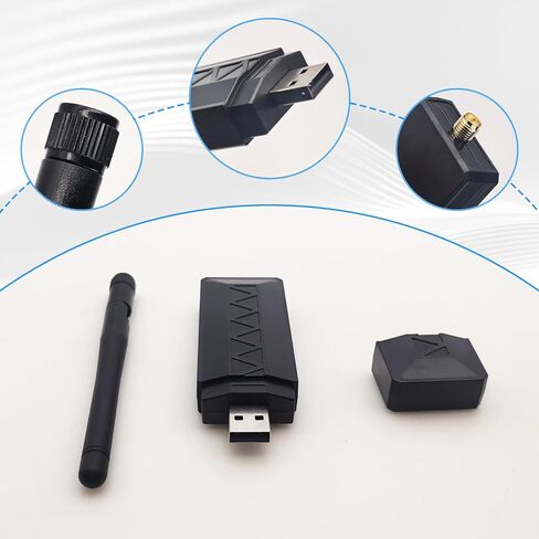 دونجل USB WiFi محول شبكة لاسلكية مع شريحة AR9271 بسرعة 150 ميجا بت في الثانية 2.4 جيجا هرتز لأجهزة الكمبيوتر المكتبية وأجهزة الكمبيوتر المحمول التي تعمل بنظام التشغيل Windows 10 8 7 XP ونظام Linux وإعدادات التوصيل والتشغيل in Kuwait