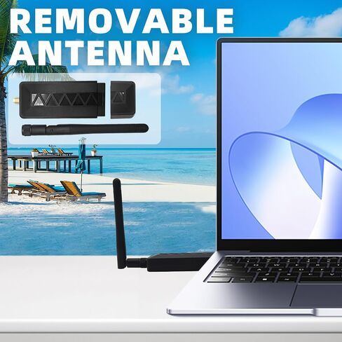 دونجل USB WiFi محول شبكة لاسلكية مع شريحة AR9271 بسرعة 150 ميجا بت في الثانية 2.4 جيجا هرتز لأجهزة الكمبيوتر المكتبية وأجهزة الكمبيوتر المحمول التي تعمل بنظام التشغيل Windows 10 8 7 XP ونظام Linux وإعدادات التوصيل والتشغيل in Kuwait