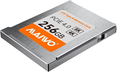 بطاقة ذاكرة MAIWO سعة 256 جيجابايت CFE-Type B، سرعة قراءة تصل إلى 1700 ميجابايت/ثانية وكتابة 1600 ميجابايت/ثانية، بطاقة ذاكرة رقمية للمصورين الفوتوغرافيين ومصوري الفيديو التقاط فيديو RAW بدقة 8K، متوافقة مع Nikon Z6/Z6 II/Z7 II/Z9، Canon R3 in Kuwait