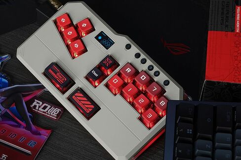 KEEBMONKEY DOIO Hitpad Mini+ سلسلة من سبائك الألومنيوم والأكريليك 16 مفتاحًا وحدة تحكم صغيرة للألعاب بدون رافعة مع شاشة OLED مقاس 0.96 بوصة كاملة RGB وUSB-C مزدوج للكمبيوتر/التبديل/PS3/PS4/PS5، ودعم SOCD in Kuwait