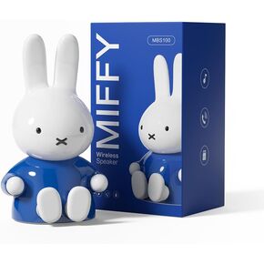مكبر صوت بلوتوث MIPOW x Miffy 2026 New Model، ستيريو لاسلكي عالي الدقة محمول، بلوتوث 5.0، خفيف الوزن 220 جرام، وقت تشغيل 38 ساعة، نطاق 15 متر (وردي) - هدية عيد الفصح in Kuwait