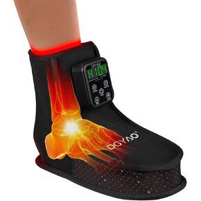 DGXINJUN Cordless Red Light Therapy for Foot Slipper FDA Cleared Wireless Near Infrared Light Therapy Device for Feet Toes Instep Pain Relief Led Portable Wearable Rechargeable with 4000mAh Battery in Kuwait