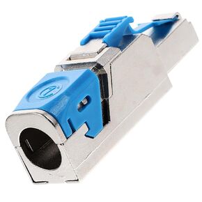 BESPORTBLE محمي Rj45 Cat7 يمر عبر موصل كابل إيثرنت قابس معياري لتركيب الشبكة، مقبس تجعيد بدون أدوات متوافق مع Cat6a/7/8، نقل بيانات عالي السرعة in Kuwait