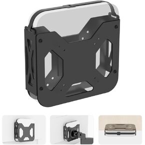 يتم تركيبه فقط لجهاز Mac Mini Mount M1 M2 M2 Pro 2011–2023، حامل على الحائط وتحت المكتب، يتم ربطه بذراع الشاشة وحامل VESA خلف الشاشة 75×75 100×100، روابط كابل wr، دعامة معدنية، تصميم موفر للمساحة in Kuwait