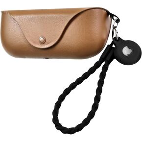Compatible with Apple AirTag for Ray-Ban Meta Smart Glasses Case, Adhesive Mount with Wrist Strap Keychain, Anti-Loss Tracker for Glasses & Sunglasses Case in Saudi Arabia