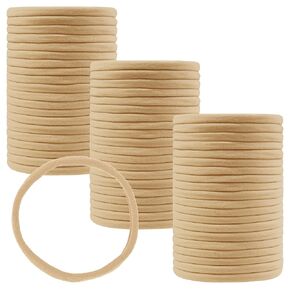 Qearl 60 Pack Soft Stretchy DIY Nylon Headbands Hair Bands Bows DIY Accessory for Newborn Baby Girls with Box in Saudi Arabia