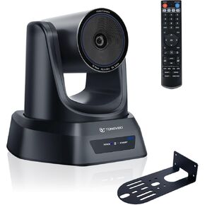كاميرا TONGVEO PTZ 4K UHD AI تتبع تلقائي 3X زووم بصري HDMI/USB3.0 كاميرا فيديو للمؤتمرات لعبادة الكنيسة اجتماع البث المباشر عبر الإنترنت تعلم مع تكبير YouTube OBS والمزيد in Kuwait