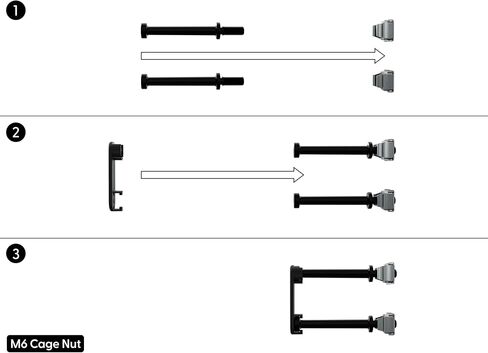 PATCHBOX Patchcatch Solo – 0U Cable Management for 19" Server Racks Tool-Free Rack Organizer – Multifunctional, Space-Saving Alternative to 1U Cable Managers and M6 Cage Nuts (24 Pack) in Saudi Arabia