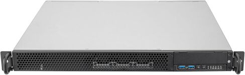 Silverstone Technology RM100 1U Rackmount Server Chassis with ATX Motherboard Support and Reversible I/O Module Design, SST-RM100 in Saudi Arabia