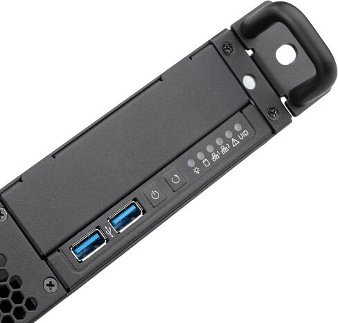 Silverstone Technology RM100 1U Rackmount Server Chassis with ATX Motherboard Support and Reversible I/O Module Design, SST-RM100 in Saudi Arabia