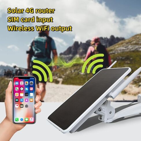 6W 4G Solar Router,WiFi Repeater,4G Router Solar Powered One Machine,IP66 Waterproof in Saudi Arabia