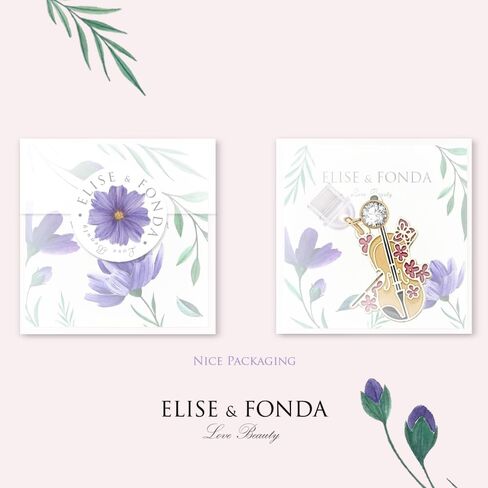 ELISE & FONDA TP696 Type-C Charging Port Anti Dust Plug Little Violin Cell Phone Charm for iPhone 15/16/Samsung/OnePlus/Xiaomi/oppo Android Phones (Yellow) in Kuwait
