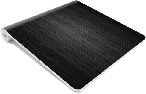 MightySkins Skin Compatible with Apple Magic Trackpad (Original) wrap Cover Sticker Skins Black Wood in Kuwait