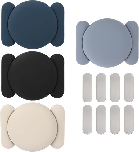 2pcs Magnetic Holder Case for Airtag, Soft Silicone Protective Cover Hider Hidden Magnet Mount Cover for Airtag (Color 2) in Kuwait