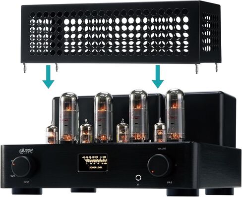 PA2 EL34 Tube Amplifier, Push-Pull Integrated Tube Amp,Triode & Ultralinear Mode,Vacuum Tube Headphone Amp for Home Audio Stereo in Kuwait