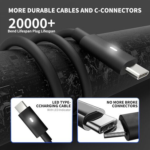 شاحن كمبيوتر محمول USB C بقوة 130 واط متوافق مع Dell XPS 15 17 9500 9510 9520 9530 9700 9710 9720 2in1، الدقة 5550 5560 5530 5570 5470 5480 5760، سلك طاقة الكمبيوتر من النوع C لخط العرض 5431 5531 in Kuwait