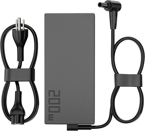 200W Gaming Laptop Charger Replacement for Asus Rog Zephyrus G15 G16 GA503 GA605 GA503QM GA503QR GA503QS;Studio 17 PX713 ROG Strix G17 G15 TUF A14 A15 F15 F17 AC Adapter ADP-200JB D Power Supply Cord in Kuwait