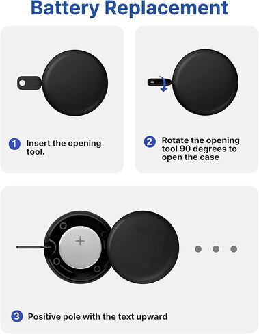 Air Tag for Android Smart Tracker Tags [4 Pack] – Bluetooth Item Finders Compatible with Google Find My Device | No Subscription, Loud Alert, Waterproof, Long Battery for Keys, Pets, Wallet in Kuwait