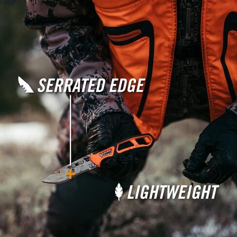 Gerber Gear Randy Newberg EBS - سكين صيد متين وخفيف الوزن مع شفرات قابلة للتبديل - سكين خارجي ممتاز لخلع الملابس الميدانية - معدات الصيد والتخييم in Kuwait