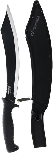 Schrade Delta Class Decimate Kukri 20.75in with 14.5in 3Cr13 Steel Blade and Non-Slip Grip for Outdoor Survival, Camping, and Bushcraft in Kuwait