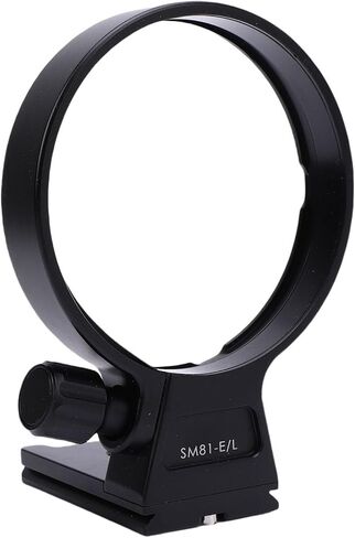 Sorandy Tripod Mount, Aluminum Alloy Lens Collar, Lens Collar with Plate for 105mm F1.4 & 100 400mm F5.6, Ideal for Tripod Ball Head in Kuwait