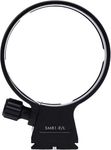 Sorandy Tripod Mount, Aluminum Alloy Lens Collar, Lens Collar with Plate for 105mm F1.4 & 100 400mm F5.6, Ideal for Tripod Ball Head in Kuwait