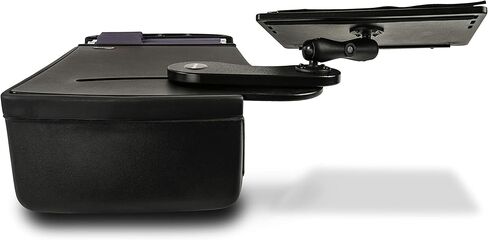 AutoExec Reach Desk Front Seat Car Desk and Portable Workstation with 400 watt Power Inverter and Phone Vent Clip, Black in Kuwait