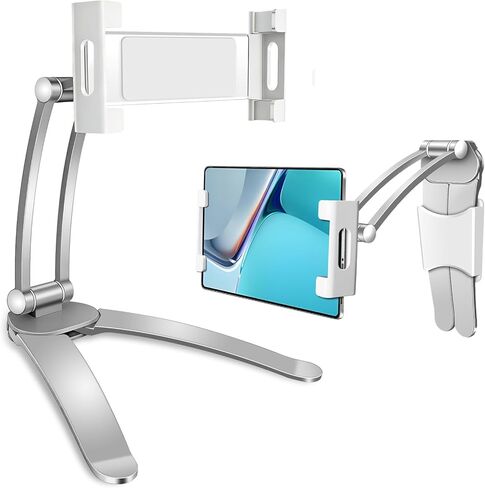 Aluminum Detachable Tablet Wall Mount Holder 2 in 1 (Silver) in Kuwait