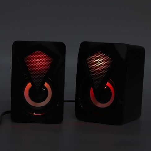 Acouto X2 Portable USB Powered Speaker with 7-Color RGB Lights for HighQuality Sound and Bass in Kuwait