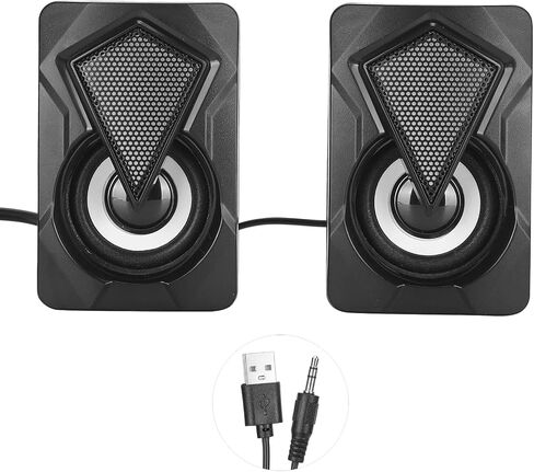 Acouto X2 Portable USB Powered Speaker with 7-Color RGB Lights for HighQuality Sound and Bass in Kuwait