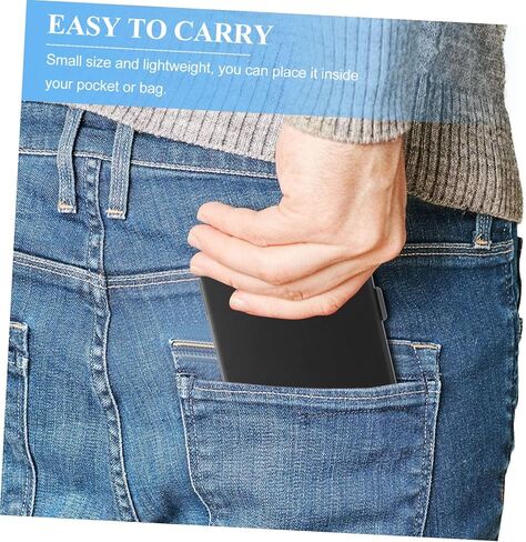 KALLORY Memory Card Carrying Case with Slots Mini Pp Card Holder Box for Sdxc Black Protective Storage Organizer for Electronics Accessories in Kuwait