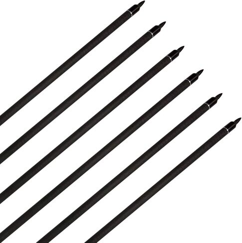 Carbon Arrow, 26" L with 2" Profile Vanes, Spine 400 Hunting Arrows 12 Pcs in Kuwait