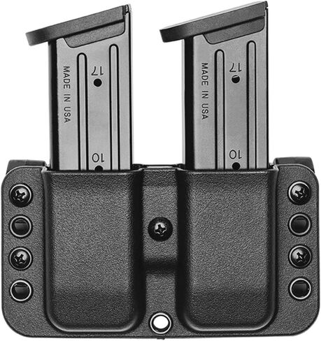 حقيبة OWB Double Mag لـ Glock 43 (لا تناسب Glock 43X) - مصنوعة في الولايات المتحدة الأمريكية - حقيبة Total Eclipse Double Mag من Blade-Tech Holsters in Kuwait