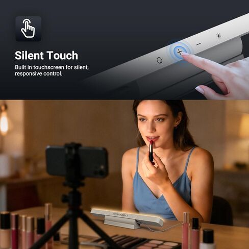 NEEWER Basics LED Chin Fill Lighting, 3W Bi Color Portable Desk Phone Selfie Photo Light, CRI90, 2200mAh Battery for TikTok Streaming Laptop Video Conference Recording Travel Makeup, TL106B in Kuwait