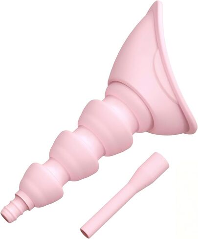 Portable Female Urinal Device for Women – Foldable No-Touch Silicone Pee Funnel with 10cm Extension Tube, Reusable She Pee Cup for Travel, Camping, Hiking, Stand to Pee in Kuwait