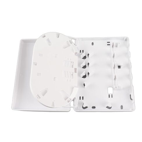 BORDSTRACT Fiber Distribution Box, 4 FTTH Optical Desktop Mini Universal for SC FC for Indoor Fiber Network Management in Kuwait