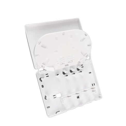BORDSTRACT Fiber Distribution Box, 4 FTTH Optical Desktop Mini Universal for SC FC for Indoor Fiber Network Management in Kuwait