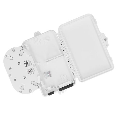 Garosa Fiber Distribution Box, IP65 ABS Enclosure for Outdoor Use, Compact Fiber Optic Terminal Box with Secure Mounting Accessories in Kuwait