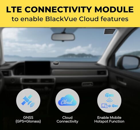BlackVue DR770X Box-3CH Pro 64GB Dash Cam - 3 كاميرات صغيرة (Full HD أمامي-داخلي-خلفي) + صندوق تسجيل آمن، وضع انتظار السيارات، بطاقة SD مجانية، سعة تصل إلى 512 جيجابايت، واي فاي، نظام تحديد المواقع العالمي (GPS)، كاميرا القيادة ذات الميزات السحابية in Kuwait