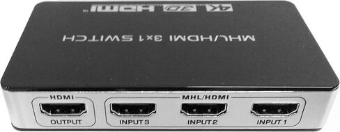 101AV Latest Generation HDMI V1.4 3x1 Port Switch Full HD 4K2K 1080P with IR Remote in Kuwait
