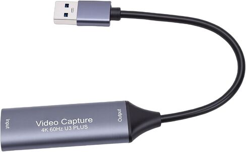 بطاقة فيديو SUNGOOYUE 4K 60 هرتز، مسجل فيديو صوت USB 3.0 عالي الدقة للوسائط المتعددة للكمبيوتر الشخصي، مع زمن وصول منخفض جدًا لبث الألعاب وتسجيل الاجتماعات والبث المباشر in Kuwait