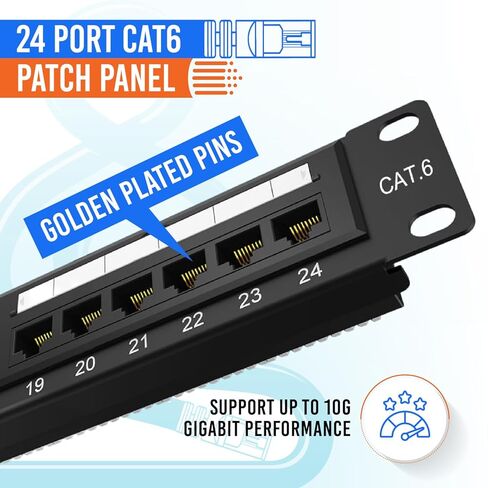 | لوحة التصحيح CAT6 | الهبوط | 24 ميناء in Kuwait